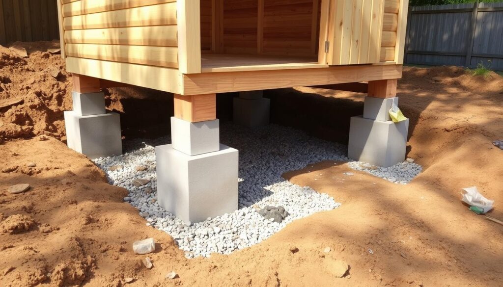 shed foundation