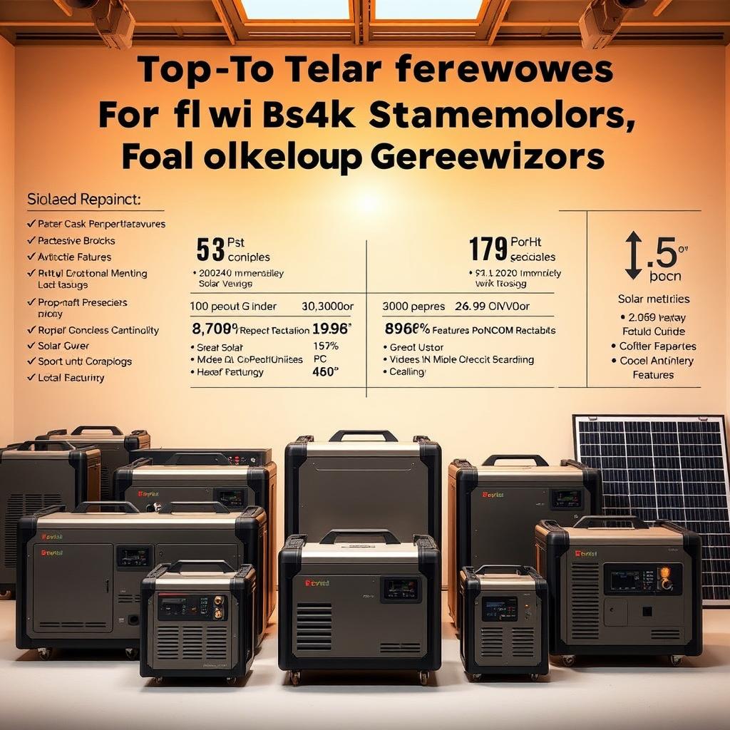 solar generator comparison