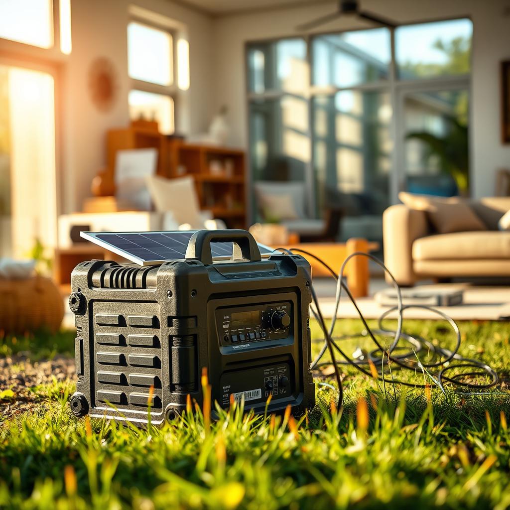 solar generator for emergency preparedness