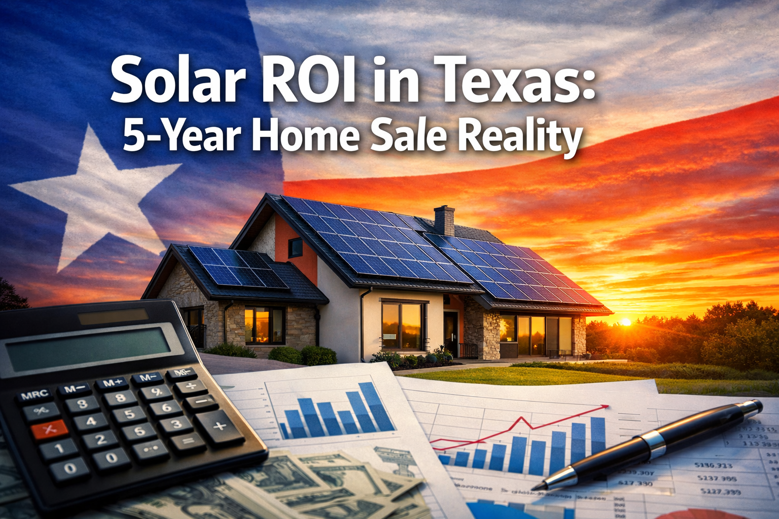 What is the real ROI of solar panels in Texas if I sell my home in 5 years?