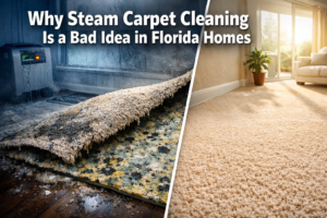 Why Steam Carpet Cleaning Is a Bad Idea in Florida Homes And What Actually Works