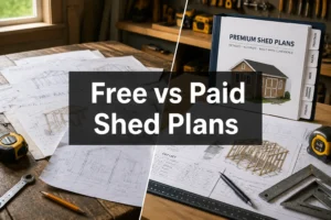 Free Shed Plans vs Paid Shed Plans: What Is the Difference?