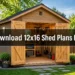 Where Can I Download Printable 12x16 Shed Plans as a PDF?